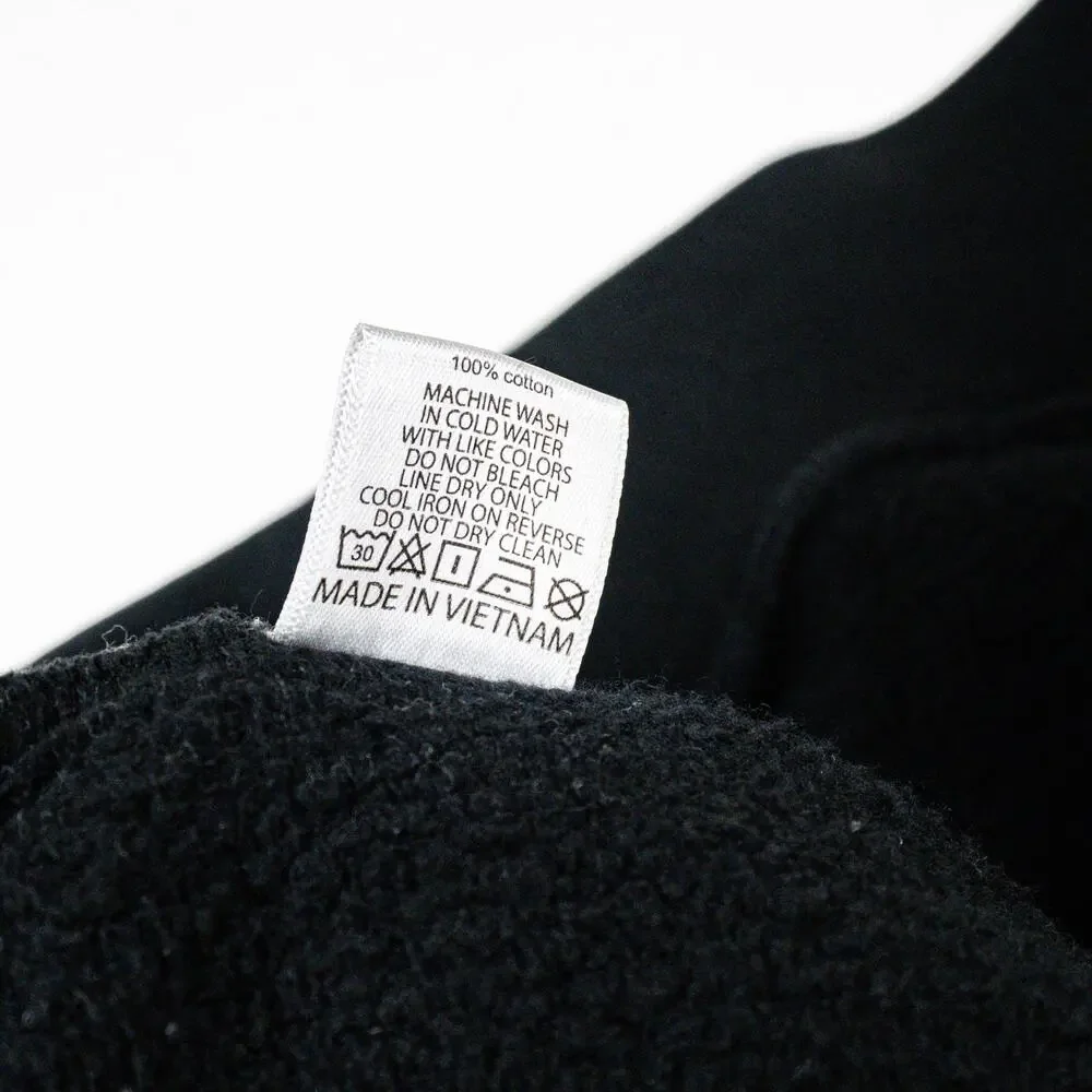 Brain Dead x Los Angeles Times Hoodie in Black cotton fleece sz Small